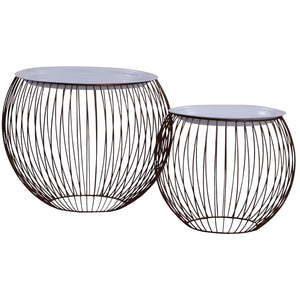 vidaXL Coffee Table 2 pcs Golden