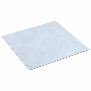 vidaXL Floor Planks 55 pcs White 5.11 m² PVC