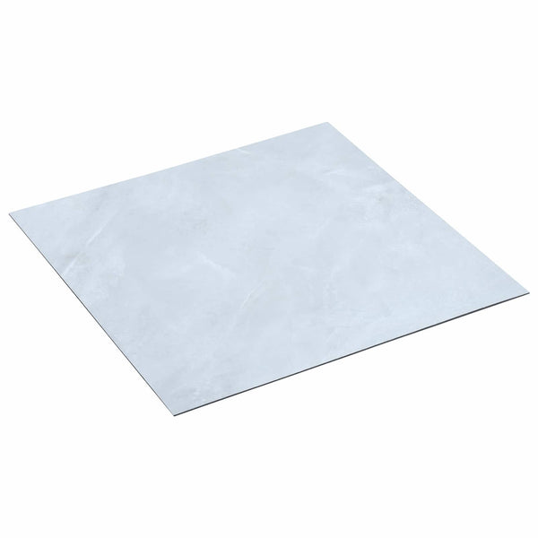vidaXL Floor Planks 55 pcs White 5.11 m² PVC