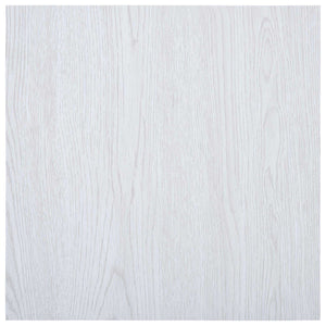 vidaXL Flooring Planks 5.11 m² 55 pcs PVC White Wood
