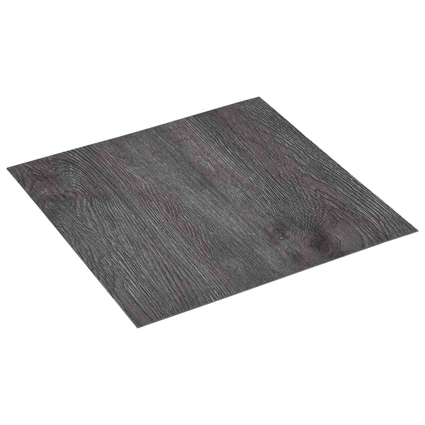 vidaXL Flooring Planks 5.11 m² 55 pcs PVC Black and Grey