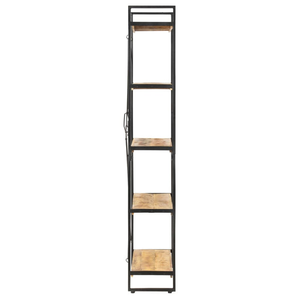 vidaXL Bookcase with 5 Shelves 140x30x180 cm Solid Mango Wood
