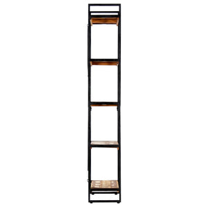vidaXL Bookcase 5 Tiers 60x30x180 cm Solid Reclaimed Wood