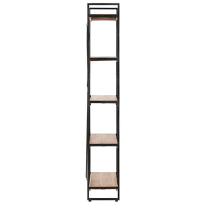 vidaXL Bookcase with 5 Shelves 140x30x180 cm Solid Acacia Wood