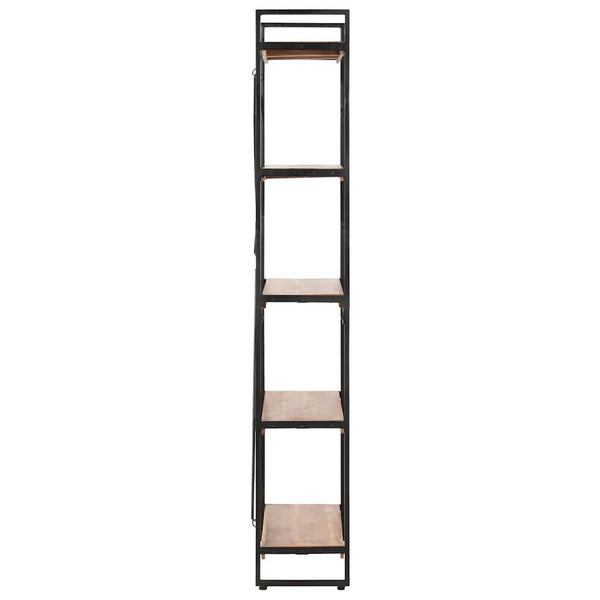 vidaXL Bookcase with 5 Shelves 140x30x180 cm Solid Acacia Wood