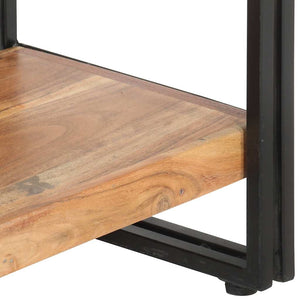 vidaXL Bookcase with 5 Shelves 140x30x180 cm Solid Acacia Wood