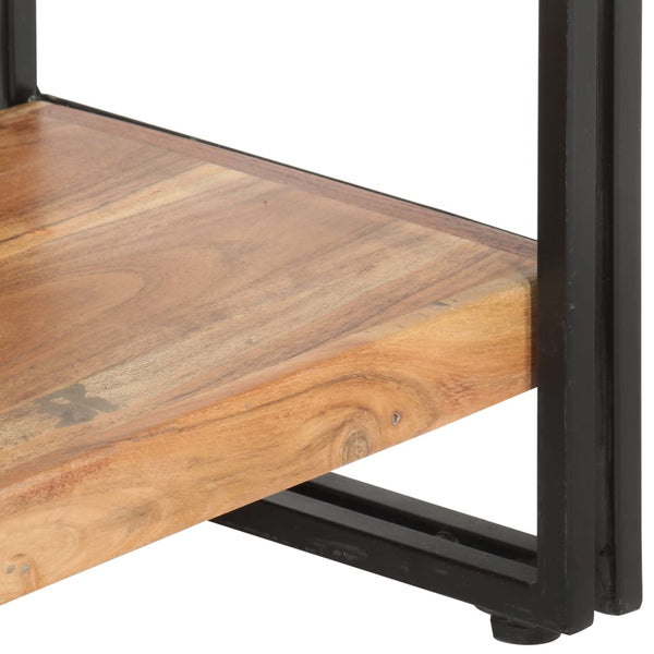 vidaXL Bookcase with 5 Shelves 90x30x180 cm Solid Acacia Wood