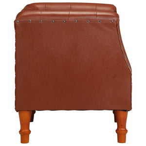 Sessel Braun Echtleder