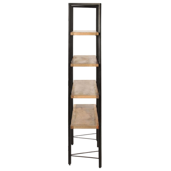 vidaXL Bookcase with 4 Shelves 160x35x160 cm Solid Mango Wood