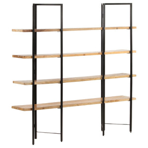 vidaXL Bookcase with 4 Shelves 160x35x160 cm Solid Mango Wood