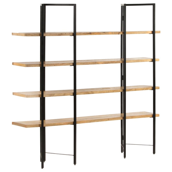 vidaXL Bookcase with 4 Shelves 160x35x160 cm Solid Mango Wood