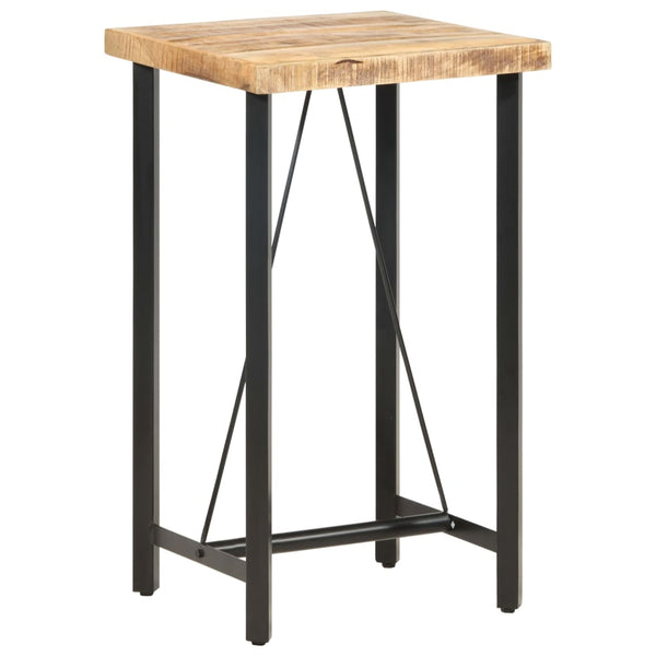 vidaXL Bar Table 60x60x107 cm Rough Mango Wood