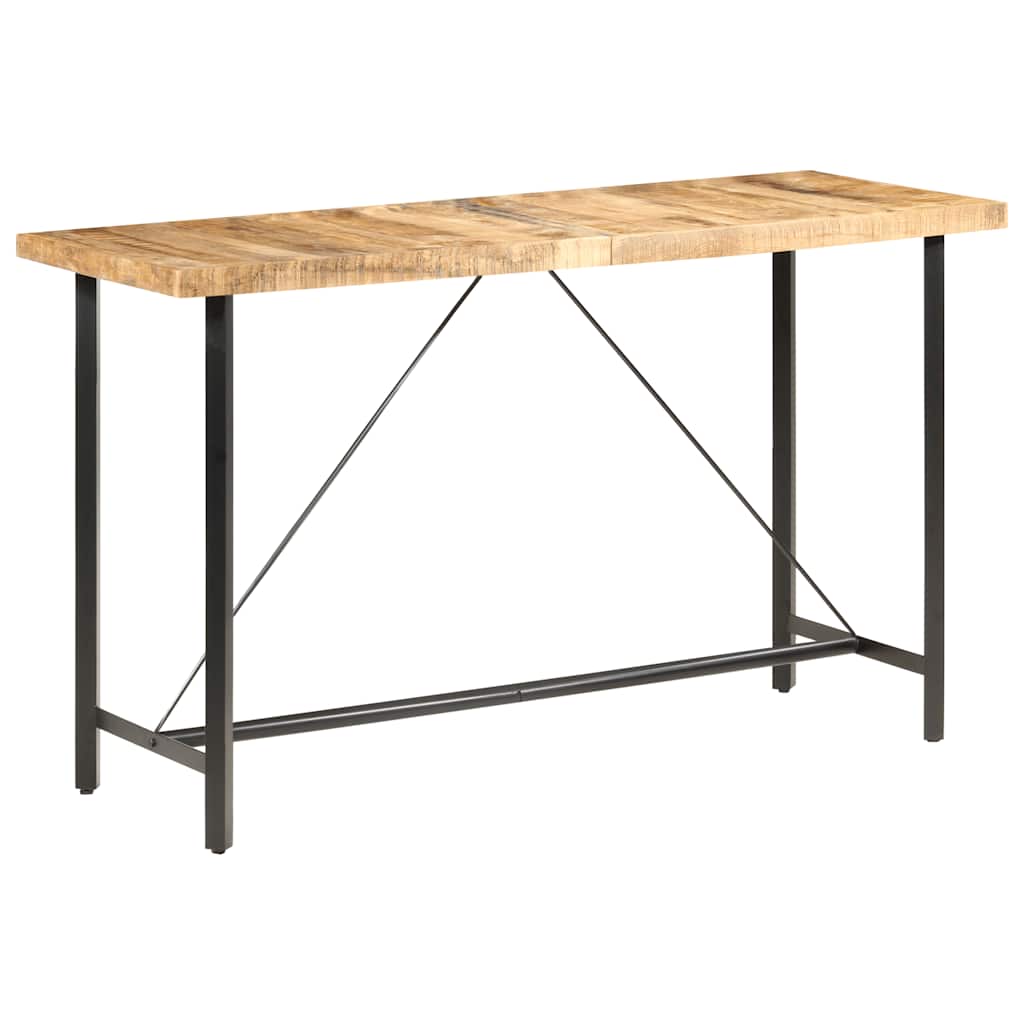 vidaXL Bar Table 180x70x107 cm Rough Mango Wood