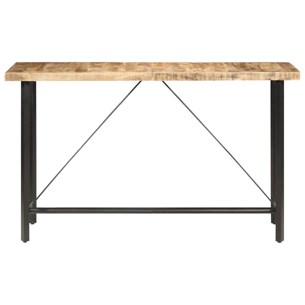 vidaXL Bar Table 180x70x107 cm Rough Mango Wood