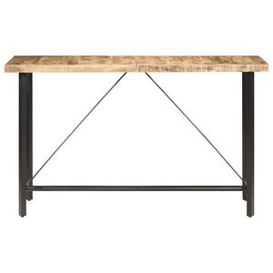 vidaXL Bar Table 180x70x107 cm Rough Mango Wood