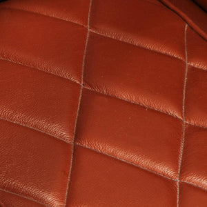 vidaXL Armchair Brown Real Goat Leather