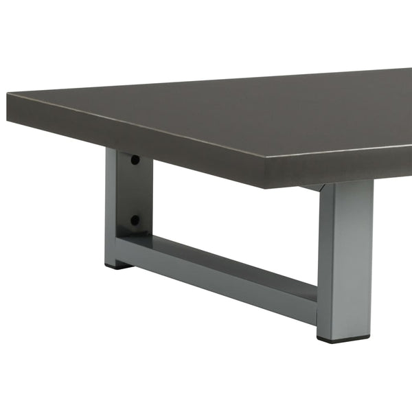 vidaXL 2-Piece Bathroom Furniture Set Ceramic Grey