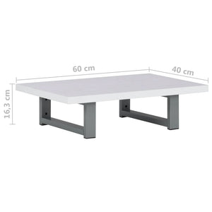 vidaXL 2-Piece Bathroom Furniture Set Ceramic White