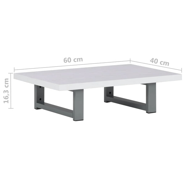 vidaXL 2-Piece Bathroom Furniture Set Ceramic White
