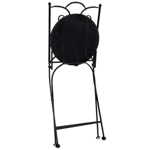 vidaXL 3-Piece Bistro Set Mosaic Ceramic Blue and White