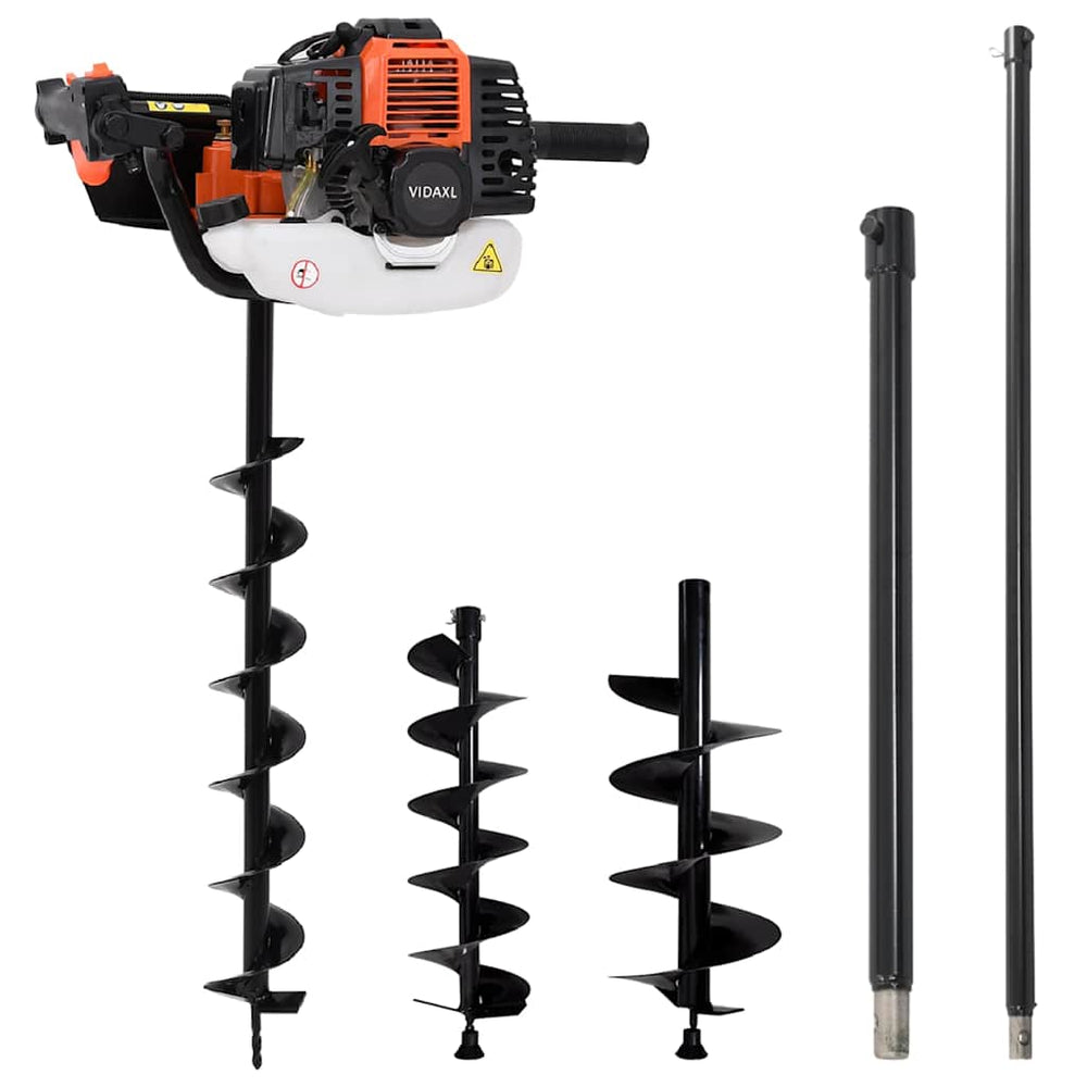 vidaXL Earth Auger Set Steel