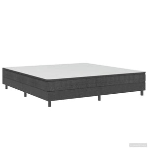 vidaXL Fabric Box Spring Bed Frame Grey 180x200 cm