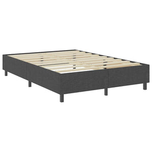 vidaXL Fabric Box Spring Bed Frame Grey 180x200 cm