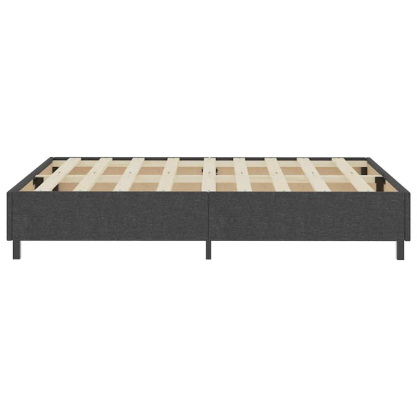 vidaXL Fabric Box Spring Bed Frame Grey 180x200 cm