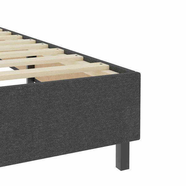 vidaXL Fabric Box Spring Bed Frame Grey 180x200 cm