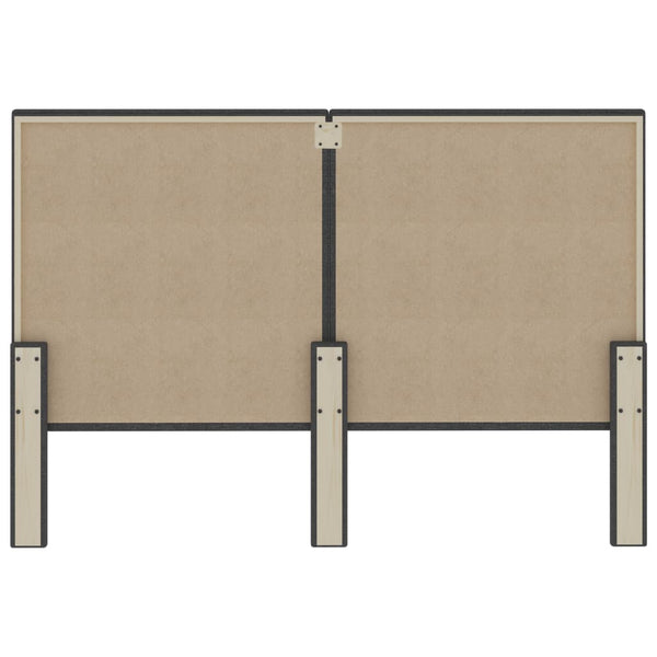 vidaXL Headboard Dark Grey Fabric 140x200 cm