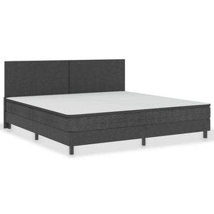 vidaXL Headboard Dark Grey Fabric 200x200 cm