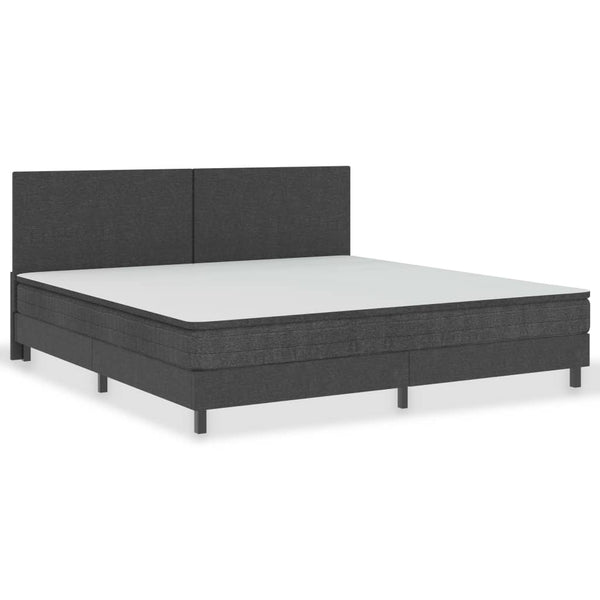 vidaXL Headboard Dark Grey Fabric 200x200 cm