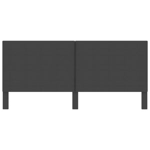 vidaXL Headboard Dark Grey Fabric 200x200 cm