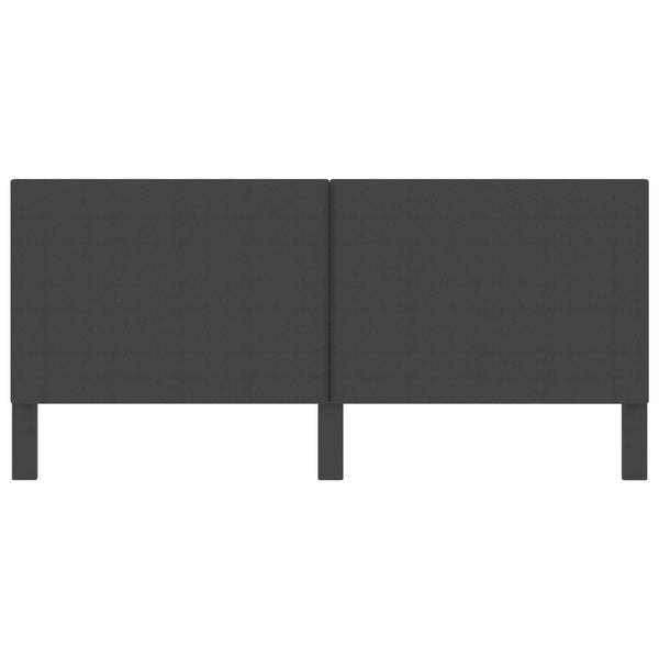 vidaXL Headboard Dark Grey Fabric 200x200 cm