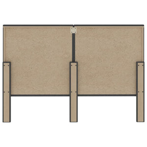vidaXL Tufted Headboard Dark Grey Fabric 140 x 200 cm