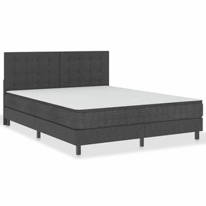 vidaXL Tufted Headboard Dark Grey Fabric 180 x 200 cm