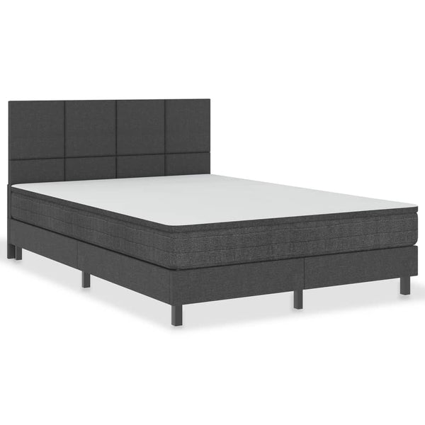 vidaXL Headboard Dark Grey Fabric 180x200 cm