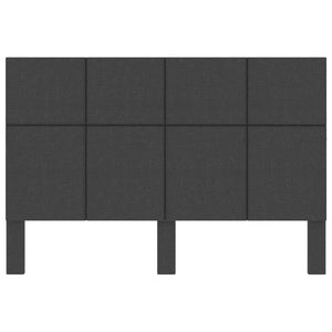 vidaXL Headboard Dark Grey Fabric 180x200 cm