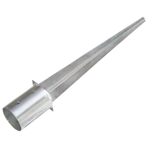 vidaXL Ground Spikes 6 pcs. Silver 10x76 cm Galvanized Steel