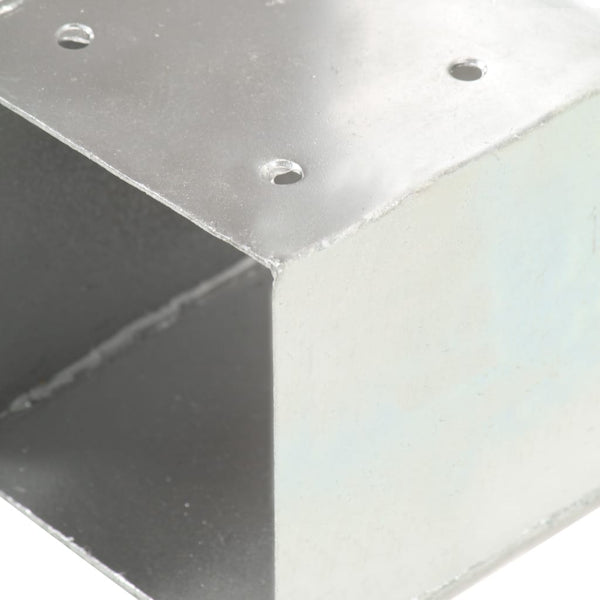 vidaXL Post Connector T-Shape Galvanised Metal 71 x 71 mm