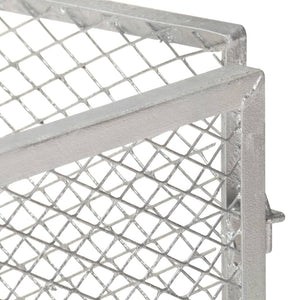vidaXL Garden Compost Bin 85x85x70 cm Galvanised Iron
