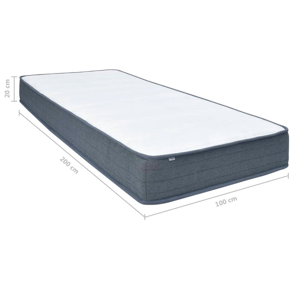 vidaXL Box Spring Mattress Medium 200 x 100 x 20 cm