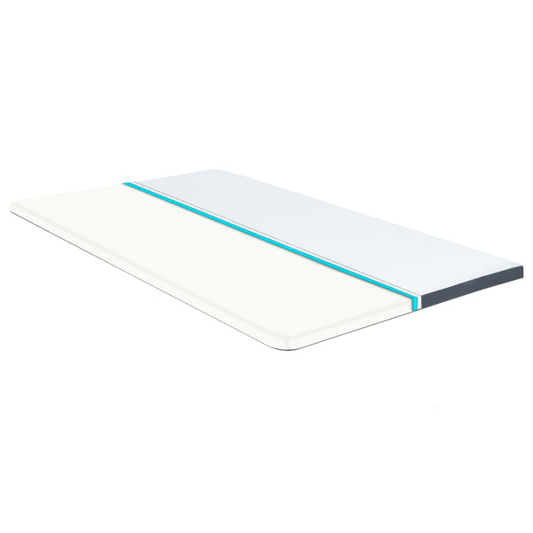 vidaXL Box Spring Bed Mattress Topper 200 x 120 x 5 cm Medium-Soft