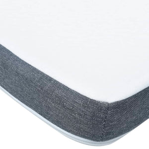 vidaXL Box Spring Bed Mattress Topper 200 x 120 x 5 cm Medium-Soft
