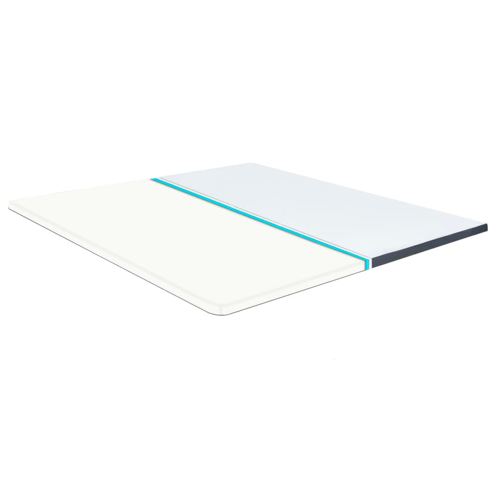 vidaXL Box Spring Mattress Topper 200 x 180 x 5 cm Medium-Soft