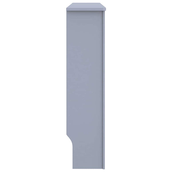 vidaXL Radiator Cover Grey 112x19x81.5 cm Engineered Wood