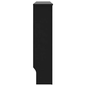 vidaXL Radiator Cover Black 112x19x81.5 cm Engineered Wood