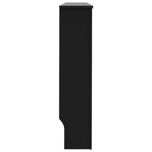 vidaXL Radiator Cover Black 152x19x81.5 cm Engineered Wood