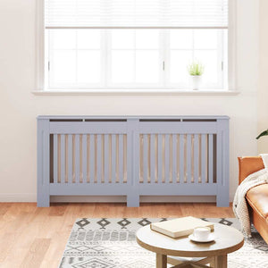 vidaXL Radiator Cover Anthracite 172x19x81.5 cm MDF