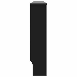 vidaXL Radiator Cover Black 172x19x81.5 cm Engineered Wood